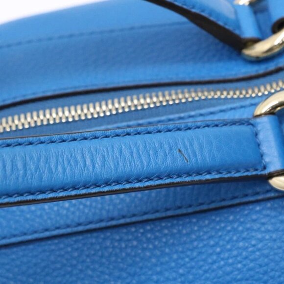 Gucci Calfskin Soho Boston Bag - Riviera Blue - Picture 11 of 15